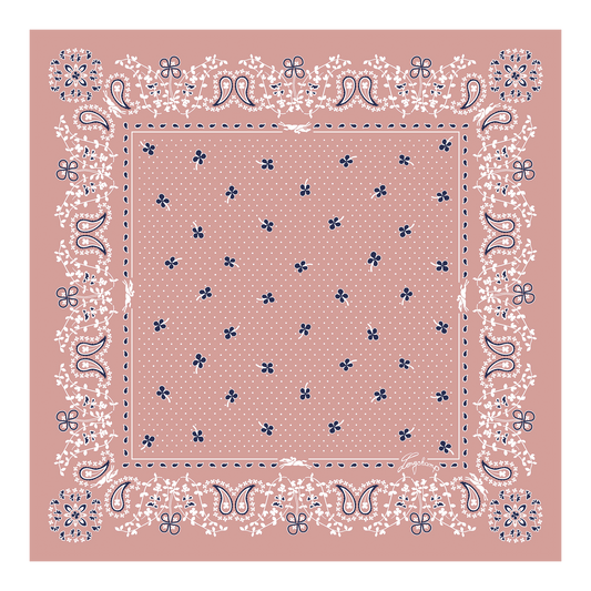 French Bandana  Silk scarf 50