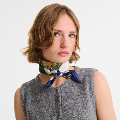 Pastoral Beauty  Silk scarf 70