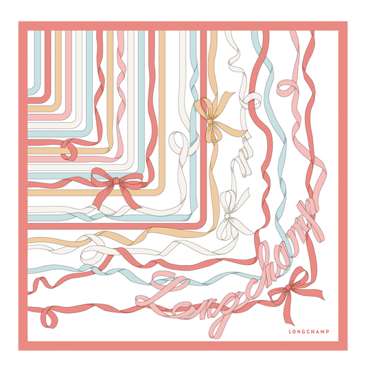 Rubans Longchamp  Silk scarf 50