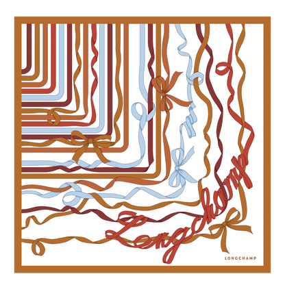 Rubans Longchamp  Silk scarf 50