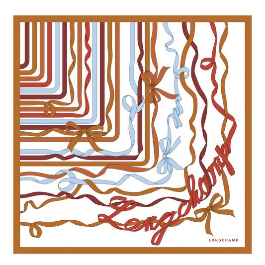 Rubans Longchamp  Silk scarf 50