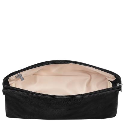 LE FOULONNÉ TOILETRY BAG Leather - Black