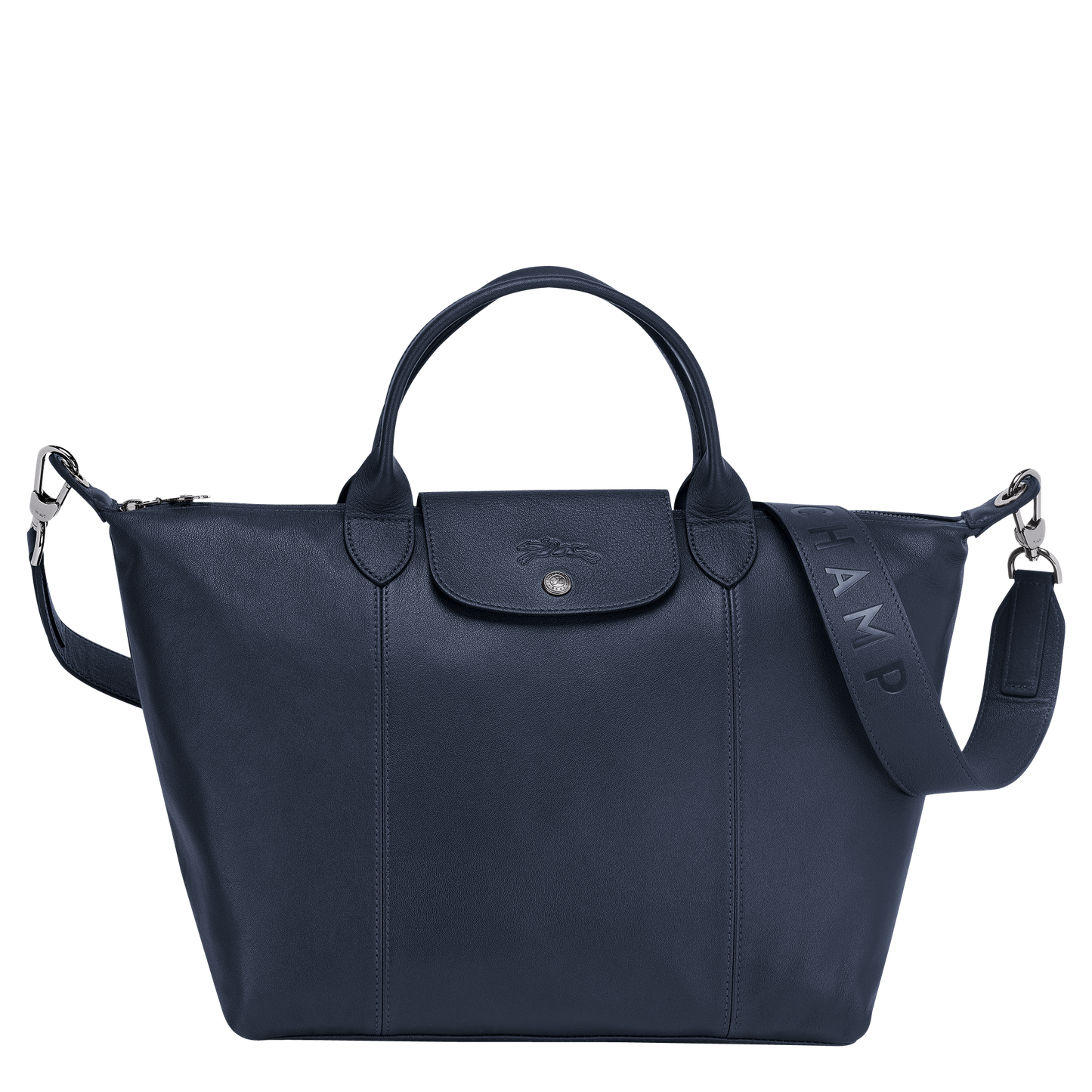 Le Pliage Cuir Top Handle Bag