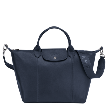 Le Pliage Cuir Top Handle Bag