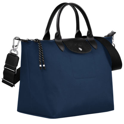 L LE PLIAGE ENERGY HANDBAG Recycled Canvas - Navy