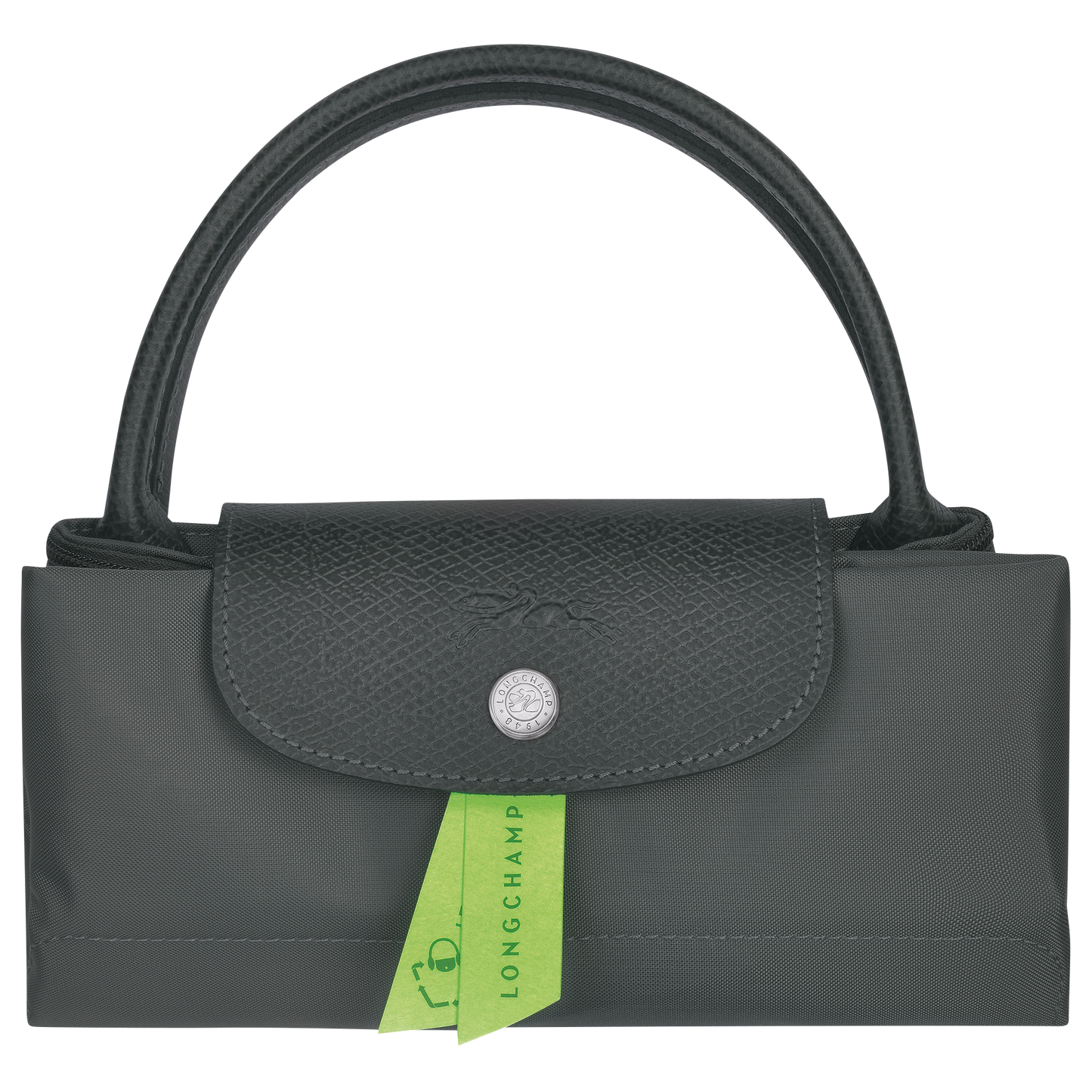 S LE PLIAGE GREEN HANDBAG Recycled Canvas - Graphite