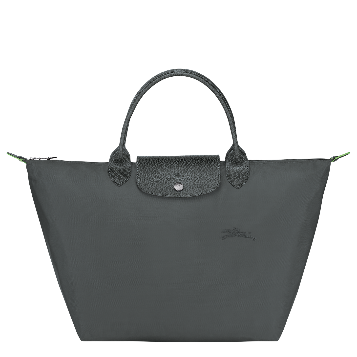 M LE PLIAGE GREEN HANDBAG Recycled Canvas - Graphite