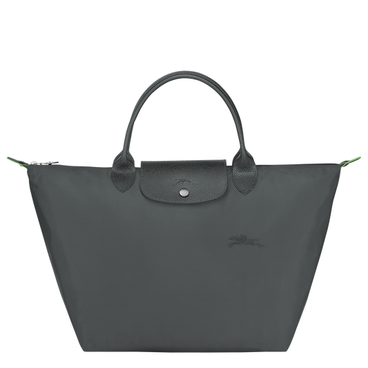 M LE PLIAGE GREEN HANDBAG Recycled Canvas - Graphite