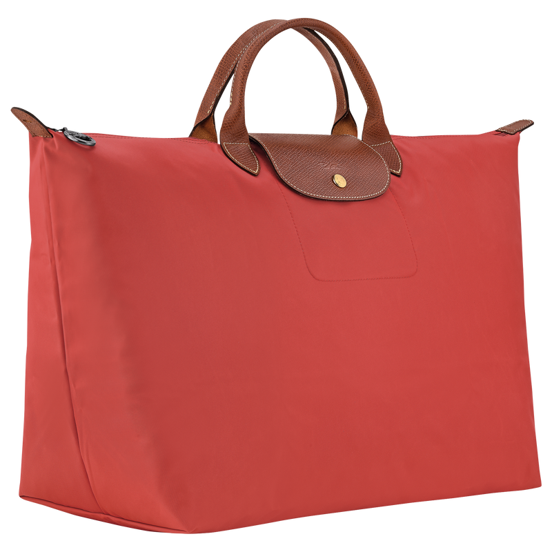 L LE PLIAGE ORIGINAL TRAVEL BAG Recycled Canvas - Tomato