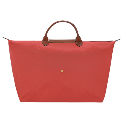 L LE PLIAGE ORIGINAL TRAVEL BAG Recycled Canvas - Tomato