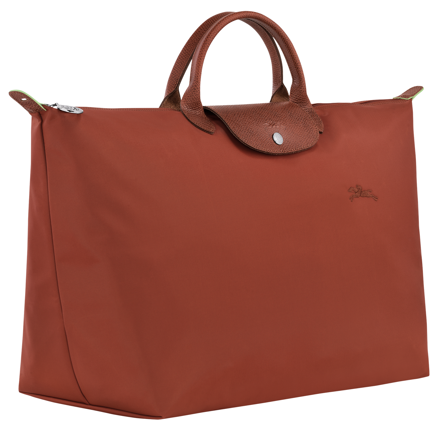 TRAVEL BAG S LE PLIAGE GREEN Recycled Canvas - Chestnut