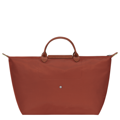 TRAVEL BAG S LE PLIAGE GREEN Recycled Canvas - Chestnut