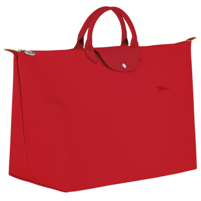 M LE PLIAGE GREEN TRAVEL BAG Recycled Canvas - Tomato