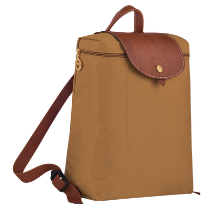 M Le Pliage Original Backpack Recycled Canvas - Chamois