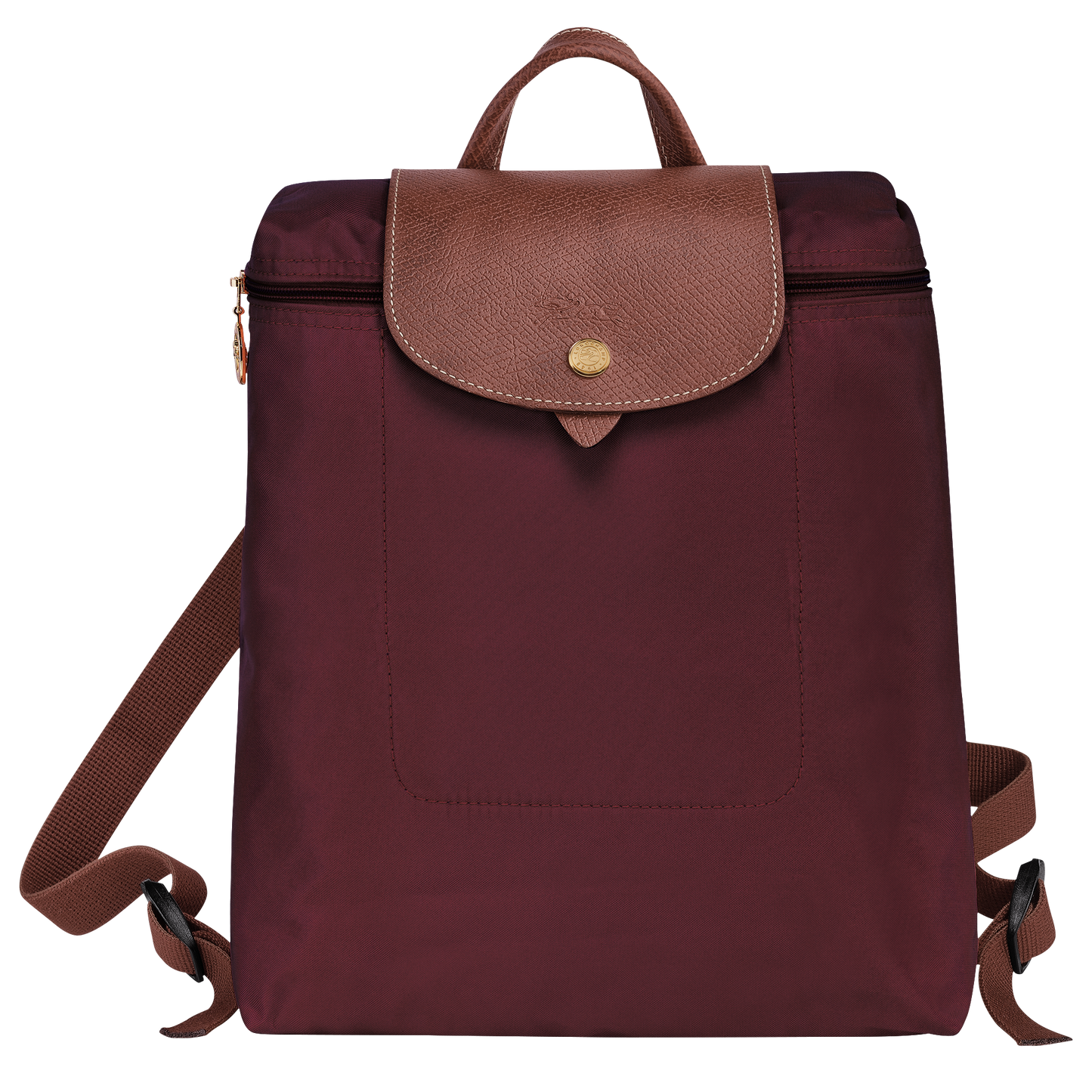 M Le Pliage Original Backpack Recycled Canvas - Bordeaux