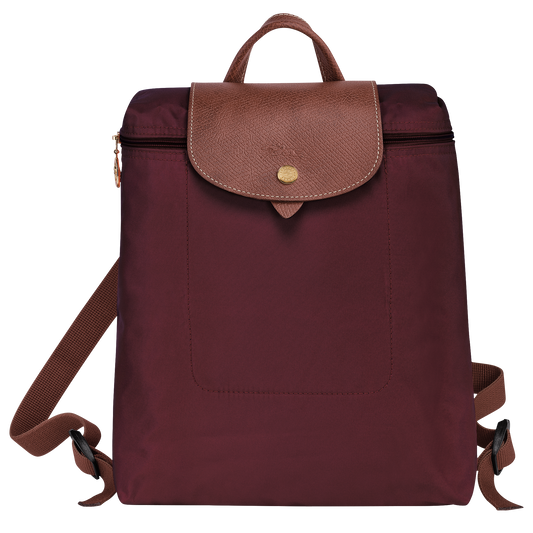 M Le Pliage Original Backpack Recycled Canvas - Bordeaux