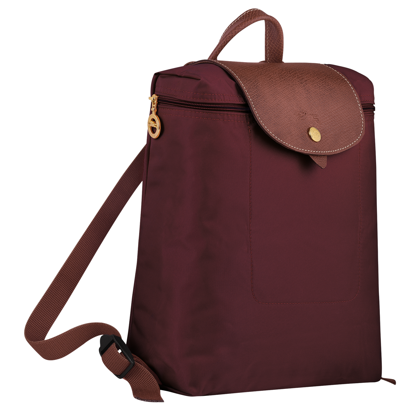 M Le Pliage Original Backpack Recycled Canvas - Bordeaux