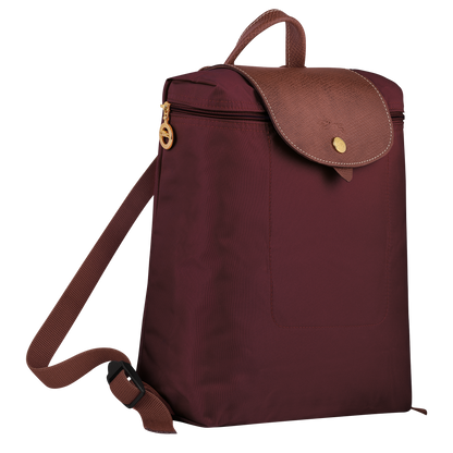 M Le Pliage Original Backpack Recycled Canvas - Bordeaux