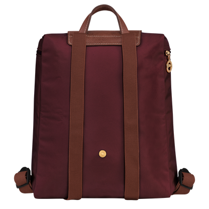 M Le Pliage Original Backpack Recycled Canvas - Bordeaux