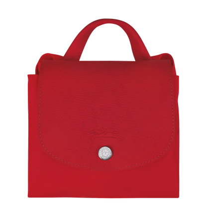M LE PLIAGE GREEN BACKPACK Recycled Canvas - Tomato