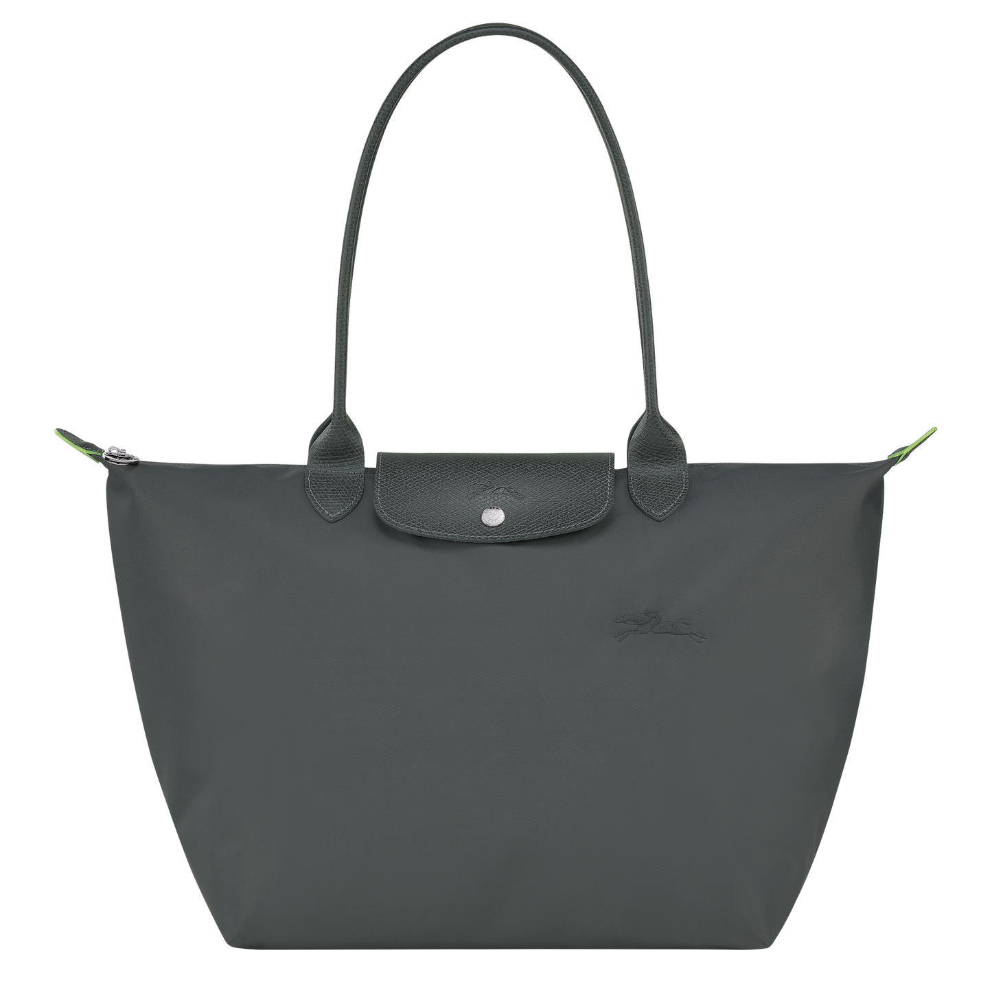 L LE PLIAGE GREEN SHOPPING BAG Recycled Canvas - Graphite