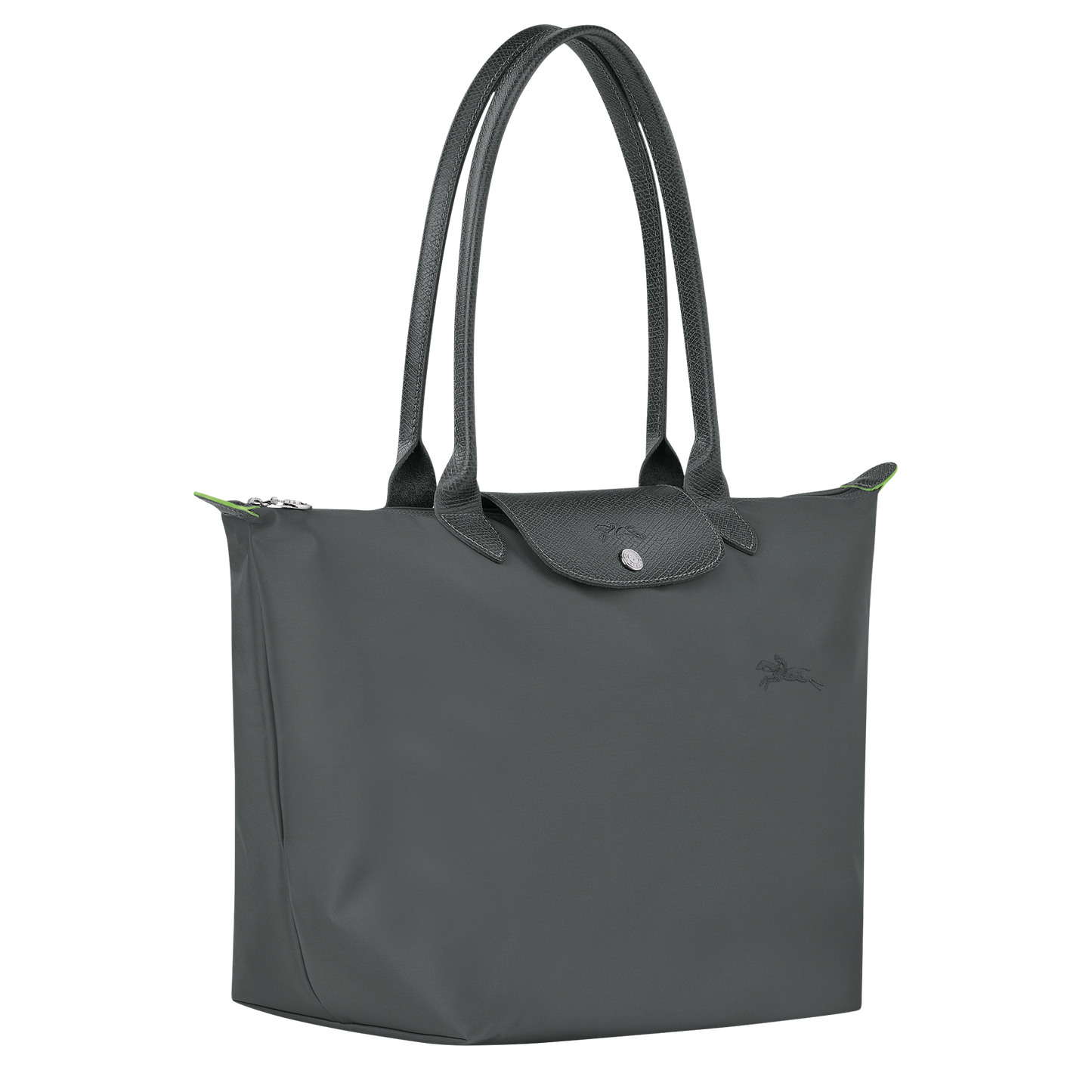 L LE PLIAGE GREEN SHOPPING BAG Recycled Canvas - Graphite