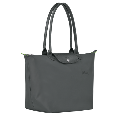 L LE PLIAGE GREEN SHOPPING BAG Recycled Canvas - Graphite