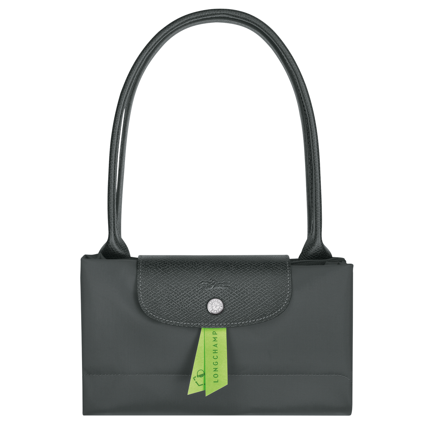 L LE PLIAGE GREEN SHOPPING BAG Recycled Canvas - Graphite