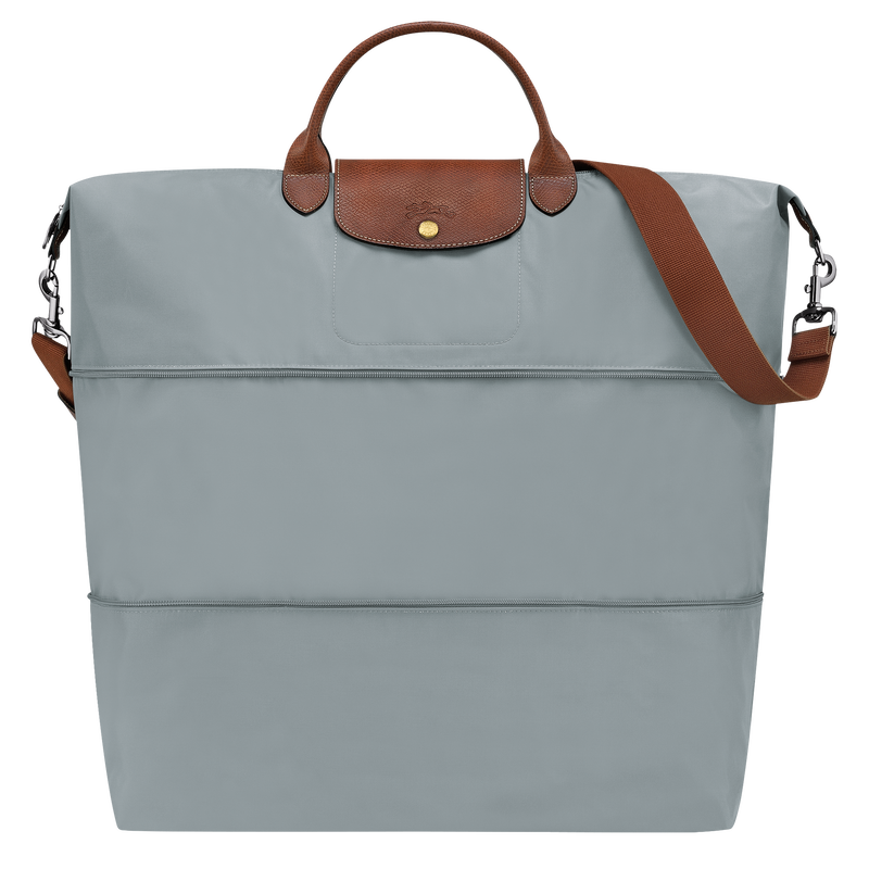 LE PLIAGE ORIGINAL TRAVEL BAG EXPANDABLE Steel - Recycled Canvas