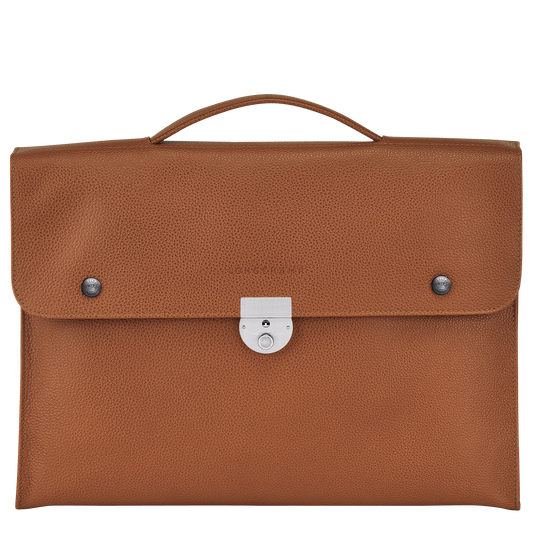 Le Foulonné  Caramel Briefcase S 