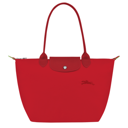 M LE PLIAGE GREEN SHOPPING BAG Recycled Canvas - Tomato
