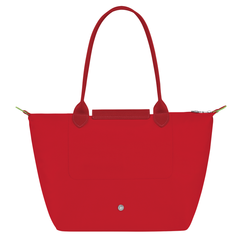 M LE PLIAGE GREEN SHOPPING BAG Recycled Canvas - Tomato