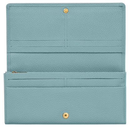 Le Foulonné  Eucalyptus Continental wallet 