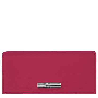 Le Roseau  Beetroot Flap wallet 