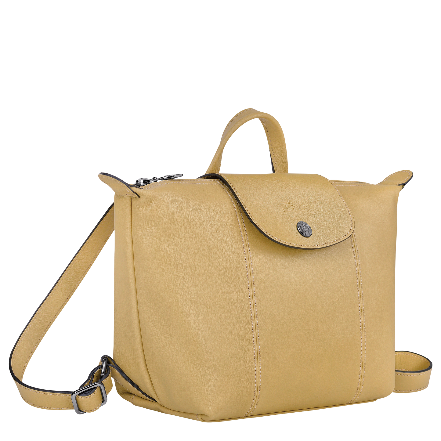 Le Pliage Cuir Backpack