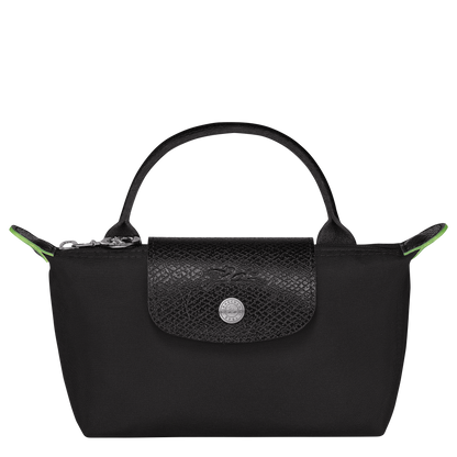 Le Pliage Green Pouch with Handle
